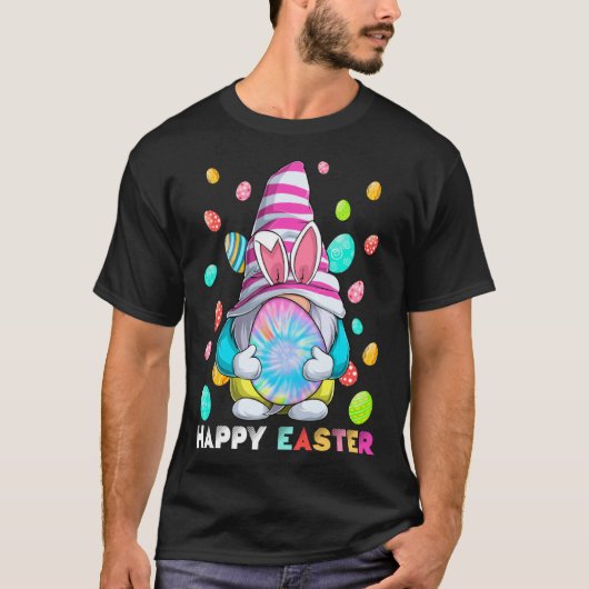 Easter Bunny Spring Gnome Easter Egg Hunting And B T-shirt (Voorkant)