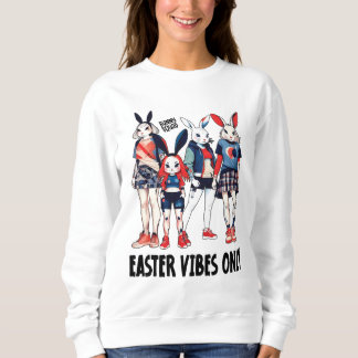 Easter Bunny Squad Sweatshirt tendance Streetwear