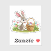 Easter bunny sticker (Vel)