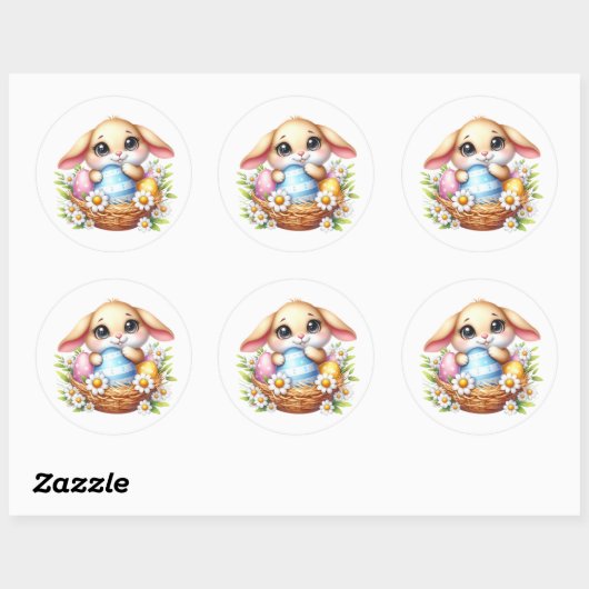 Easter Bunny Stickers (Feuille)