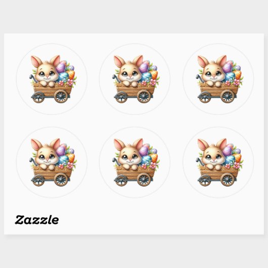 Easter Bunny Stickers (Feuille)