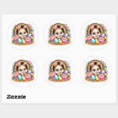 Easter Bunny Stickers (Vel)