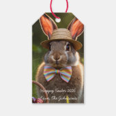 Easter Bunny with Eggs  Cadeaulabel (Voorkant)