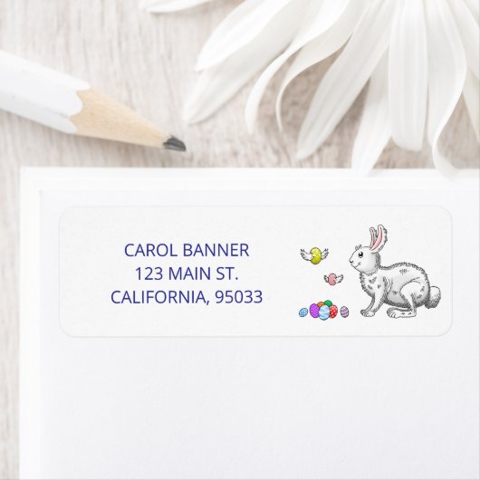 Easter Bunny's Egg Hunt Etiket (Insitu)