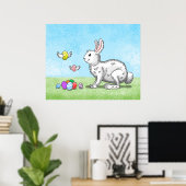 Easter Bunny's Egg Hunt Poster (Thuiskantoor)