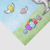 Easter Bunny's Egg Hunt Tissuepapier (Detail)