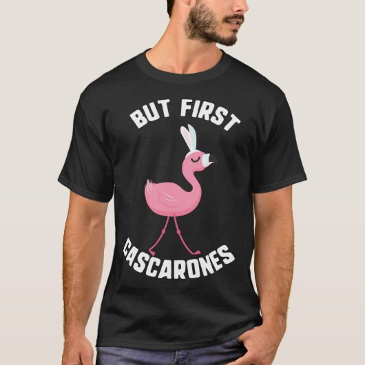 Easter But First Cascarones Flamingo Kids Spring B T-shirt (Voorkant)