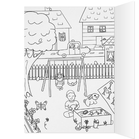 Easter Card for Kids (Intérieur (Gauche))