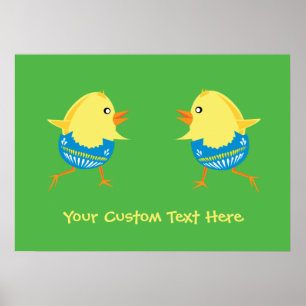 Easter Chicken Custom poster