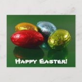 Easter Chocolate Candy Postcard Feestdagenkaart (Voorkant)