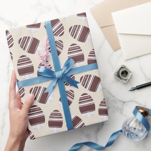 Easter Chocolate Egg Pattern Cadeaupapier (Geschenken)