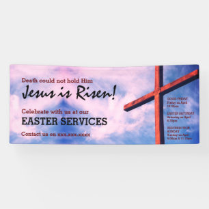 EASTER CHURCH SERVICES Jezus wordt Spandoek