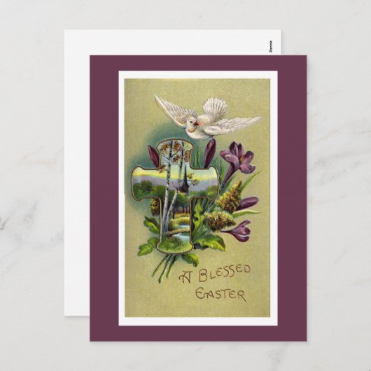  Easter Cross Briefkaart (Voorkant / Achterkant)