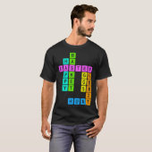 Easter Crossword Puzzle T-shirt (Voorkant volledig)