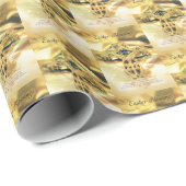 Easter Crucifix gold - Bible Verse Cadeaupapier (Rol Hoek)