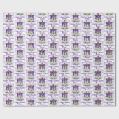 Easter Customizable Wrapping Paper Cadeaupapier (Vlak)