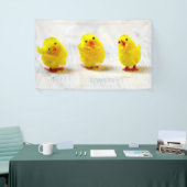 Easter Decoration - chicks in a row Spandoek (Beurs)