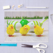 Easter Decoration - Easter egg and chicks Tissuepapier (Craft)