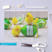Easter Decoration - Easter egg and chicks Tissuepapier (Craft)