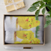 Easter Decoration Group of chicks Tissuepapier (Geschenk)