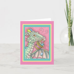 EASTER DRAGON EGG DROP GREETING NOTE CARTE Vide