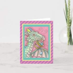 EASTER DRAGON EGG DROP GREETING NOTE CARTE Vide