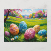 Easter Egg Art Postcard Briefkaart (Voorkant)
