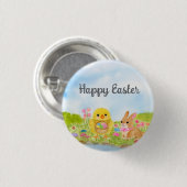  Easter Egg Brunch Chick Easter Bunny Party Ronde Button 3,2 Cm (Voorkant /achterkant)