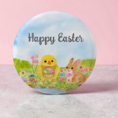 Easter Egg Brunch Chick Easter Bunny Party Ronde Button 3,2 Cm