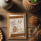 Easter Egg Bunny Folk Schattigee Inspiratie Kaart
