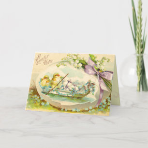 Easter Egg Chick Kaart