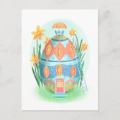 Easter Egg Cottage Briefkaart (Voorkant)