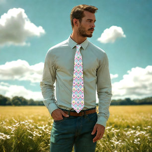 Easter Egg Diamond Pattern Stropdas