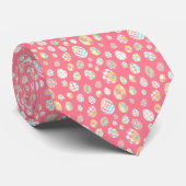 Easter Egg Geometric Pattern Stropdas (Opgerold)