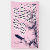 Easter Egg Hunt Banner - Easter Bunny (Verticaal)