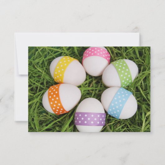 Easter Egg Hunt Boxer Dog - uitnodiging (Achterkant)