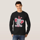 Easter Egg Hunt Bunny Ear Elephant Easter Day 2023 T-shirt (Voorkant volledig)