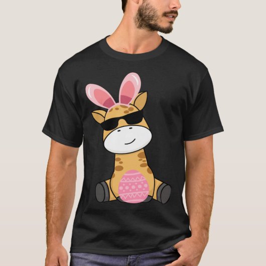 Easter Egg Hunt Bunny Ear Giraffe Easter Day 2023 T-shirt (Voorkant)