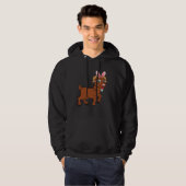Easter Egg Hunt Bunny Ear Goat Easter Day 2023 Hoodie (Voorkant volledig)