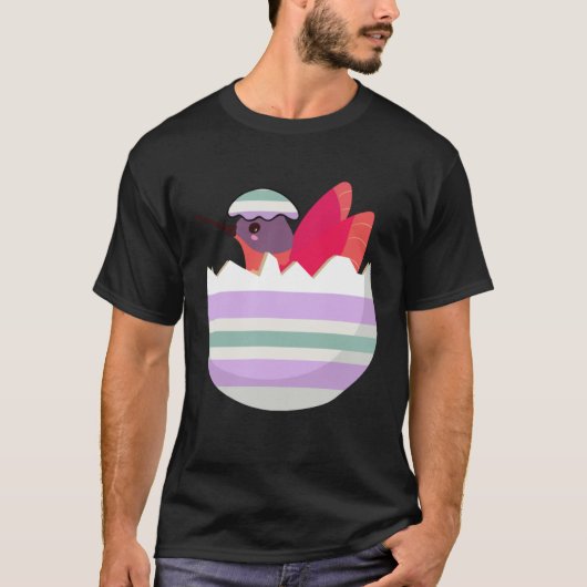 Easter Egg Hunt Bunny Ear Hummingbird Easter Day 2 T-shirt (Voorkant)