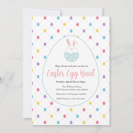 Easter Egg Hunt Customizable Invitation (Devant)