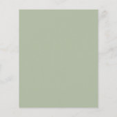 Easter Egg Hunt en Brunch Bunny Floral Budget Flyer (Achterkant)