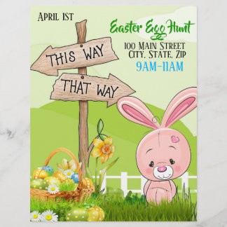 Easter Egg Hunt Event Flyer