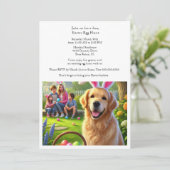 Easter Egg Hunt Holiday Fun Kaart (Staand voorkant)