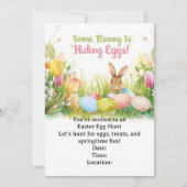 Easter Egg Hunt Invitation – Spring Easter Party (Devant)