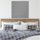 Easter Egg Hunt OpArt Canvas Afdruk (Insitu (Slaapkamer))