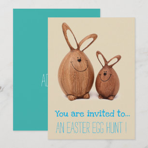 Easter Egg Hunt Paasjacht schattige konijntjes Kaart