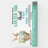 Easter Egg Hunt School of een kerkelijke inzamelin Spandoek (Verticaal)