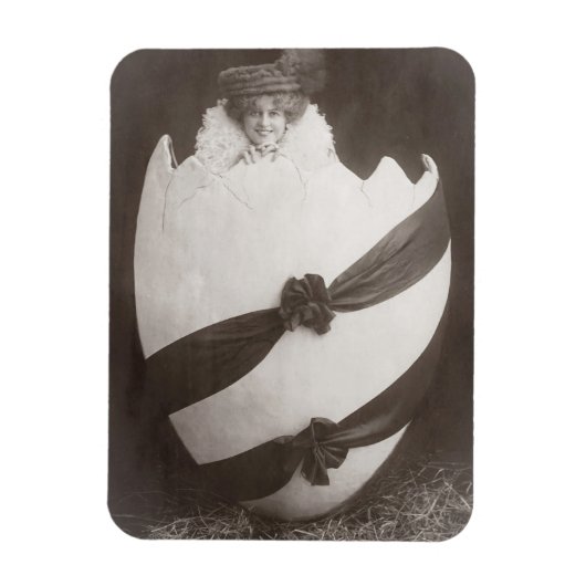  Easter Egg Lady Magneet (Verticaal)