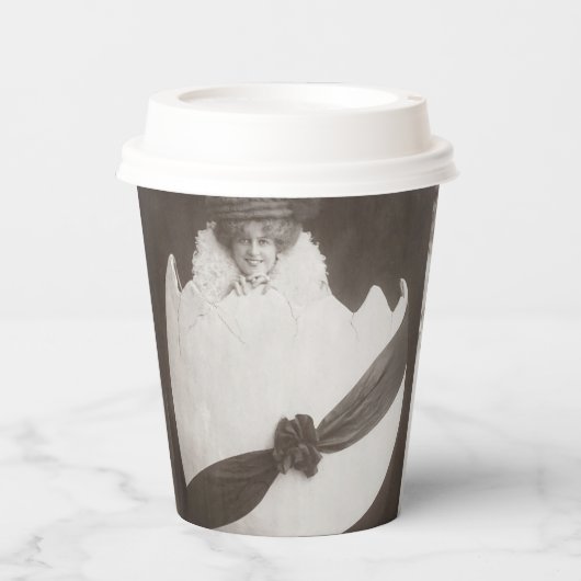  Easter Egg Lady Papieren Bekers (Voorkant)